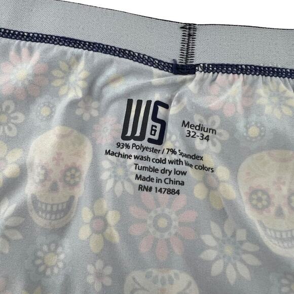 Warriors & Scholars Skull WarriorFit Moisture Wicking Boxer Brief Size Medium - Picture 3 of 4